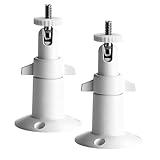 2Pack Security Wall Mount Bracket for Ring Stick Up Cam & Ring Indoor Cam(1st Gen), Adjustable Security Camera Universal Mounting Bracket, Perfect View Angle for Ring Surveillance Camera System,White