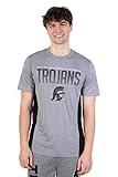 Ultra Game mens 155 Gsm Poly and Micro Mesh Te sports fan polo shirts, Heather Gray, Large