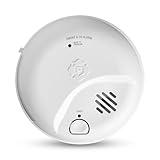 First Alert Combination Smoke & Carbon Monoxide Alarm, Battery Operated Detector with Test & Silence Button, SMICO100, 1-Pack