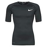 Nike Men's M NP TOP SS Tight, Black/(White), XL