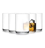Luigi Bormioli Top Class 15.25 oz All Purpose Glasses - Set of 6 Durable Lead-Free Crystal Drinkware with Reinforced Rims & Minimalist Design - Elegant Glassware for Home or Bar Use