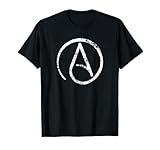 Atheism, Atheist Symbol, Secular, Humanist, Anti Religion T-Shirt