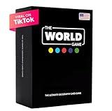 The World Game - Geography Card Game - Educational Games for Kids, Family and Adults - Cool Learning Gift Idea for Teenage Boys & Girls 8-12 with Map