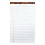Tops 7573 Perforated Everyday Writing Legal Pad, 8.5 x 14 Inch, White, 12 Count (Pack of 1)