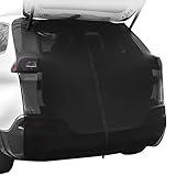 Ovege Car Tailgate Mesh Screen for SUV Bug Screens for Car Tent, Magnetic Mosquito Net for Car Camping Essentials, Car Camping Accessories（Black-Tailgate）