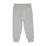 Little Sleepies Joggers for Boys and Girls, Heather Gray, 4T