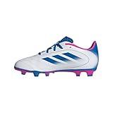 adidas Goletto IX Firm Multi Ground Sneaker, White/Bright Royal/Team Shock Pink, 3 US Unisex Little Kid