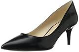 Nine West Women's Margot Leather Dress Pump,Black Leather,7.5 M US