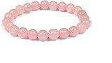 DCE Unconditional Love Bracelet - Rose Quartz Bracelet - Bring Hapiness - Passion - Romance - Pink Quartz -8mm Stone Bracelet for Heart Chakra DAZZLING CRYSTAL EXPORTS…