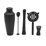 Houdini 5 Piece Bar Tool Set, Black
