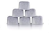 K&J Premium 6-Pack of Replacement Breville BWF100 Compatible Water Filters (Activated Charcoal)