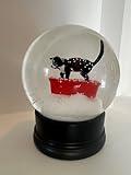 Cat Litter Snow Globe - Back in Stock! Kitty Snowglobe - Gift for Cat Lovers, Christmas, White Elephant - Tuxedo Cat - Black