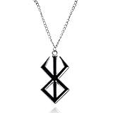 Kbtany Berzerk Guts Brand of Sacrifice Mark Necklace - Berserker Manga Pendant Chains - Gift for Women Men and Fans