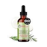 Mielle Organics Rosemary & Mint Hair Oil, Split Ends & Dry Scalp Treatment - Infused with Biotin & Essential Oils for Strengthening, Soothing, Moisturizing & Encouraging Healthier Hair (2 Fl Oz)