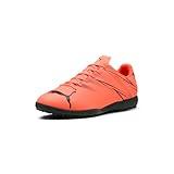 PUMA Men's Attacanto Turf Trainer Soccer Cleat Sneaker, Glowing Red Black, 14