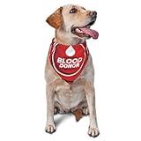 National Blood Donor Month 2023 Dog Bandana Scarf Bib Triangle Pets Kerchief Decor Gifts for Small Large Dogs Cats