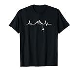 Caving Speleology Caves Heartbeat Love Mountain Spelunking T-Shirt