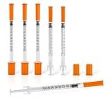 0.5ml/cc 31G 1/4 Inch Syringes, Scientific Lab Syringe, Individually Wrapped, Pack of 100
