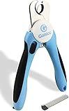 gonicc Dog & Cat Pets Nail Clippers and Trimmers - with Safety Guard to Avoid Overcutting, Free Nail File, Razor Sharp Blade - Professional Grooming Tool for Pets