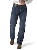 Wrangler mens 20x 01 Competition Relaxed Fit jeans, River Wash, 34W x 38L US