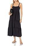 The Drop Women's Britt Tiered Maxi Tent Dress, Off-Black, XXL, Plus Size