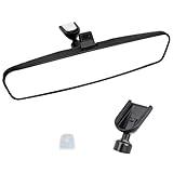 10.6” Rear View Mirror,Compatible with F-150 Focus, Honda Civic Accord, Wrangler, Kia Optima Soul Sorento,Nissan Rogue Altima Toyota Corolla Camry Tacoma, Universal Interior Day/Night Mirror