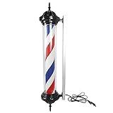 Gdrasuya10 41'' LED Barber Pole Light Classic Style,Hair Salon Barber Shop Open Sign,Rotating Red White Blue LED Strips Hair Salon Sign Light,Waterproof Save Energy