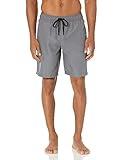 Amazon Essentials Men's 9" Quick-Dry Swim Trunk, Charcoal, Large