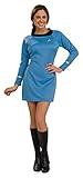 Secret Wishes Star Trek Classic Deluxe Dress, Blue, Women's Small, for Halloween or theme party
