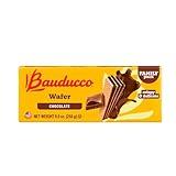 Bauducco Chocolate Wafers - Crispy Wafer Cookies With 3 Delicious, Indulgent Decadent Layers of Chocolate Flavored Cream - Delicious Sweet Snack or Dessert 9.0oz (Pack of 1)