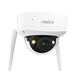 REOLINK 4K Wi-Fi 6 Security Camera with 125° Viewing Angle, Outdoor Camera with IK10 Vandal-Proof, Color Night Vision, Smart Detection, Local Storage, Non-PT Cam, DC 12V/1A, RLC-840WA