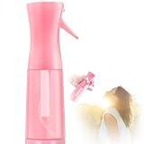 Leaflai Spray bottles, Spray Water Bottle Fine Mist Refillable, Continuous Spray Bottle for Hair, Skin Care, Planting, Showering Pets, Travel, Cleaning & Home (Pink)
