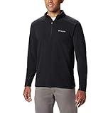 Columbia mens Klamath Range Ii Half Zip Pullover Sweater, Black, X-Large US