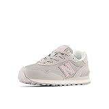 New Balance Girls 515 V1 Lace-up Sneaker, Rain Cloud/Pink Haze, 3 Little Kid