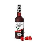 Collins Cherry Syrup, Cherry Simple Syrup, Real Sugar Cocktail Syrups, Soda Water Flavors, Cocktail Mixers, Cherry Flavoring for Drinks 32 Ounces, Set of 1