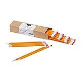 Amazon Basics Woodcased Classroom 2 Pencils with Erasers, Pre-sharpened, HB Lead, Value Pack of 30 count, Orange