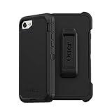 OtterBox iPhone SE 3rd & 2nd Gen, iPhone 8 & iPhone 7 (not Compatible with Plus Sized Models) Defender Series Case - Black, Rugged & Durable, with Port Protection, Includes Holster Clip Kickstand