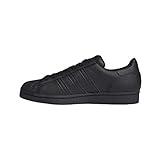 adidas Originals mens Superstar Sneaker, Core Black/Black/Black, 4 US