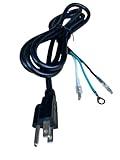 Treadmill Power Cord - Part Number 031229 - Compatible with NordicTrack T 6.5s Treadmills