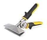 HURRICANE Sheet Metal Hand Seamer, 6 Inch Straight Jaw Sheet Metal Bender Tools for Flattening Metal, Bending Pliers with Ergonomic TyreGrip Handle