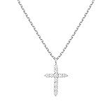 PAVOI 14K Gold Plated Cross Necklace for Women | Cross Pendant | Gold Necklaces for Women