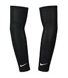 Nike Dri-Fit UV Solar Arm Sleeves - 1 Pair - Unisex - Adult (Black, Adult L/XL)
