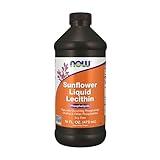 NOW Foods Supplements, Sunflower Lecithin with naturally occurring Phosphatidyl Choline and Other Phosphatides, Liquid, 16-Ounce