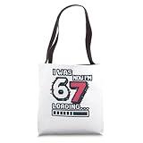 I Was 6 Now I’m 7 Gamer Meme Shirt Gen Z Alpha Pixel Video Tote Bag