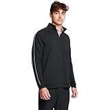 Under Armour Men's Storm Midlayer Half Zip, (002) Black/White/White, Large