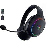 Razer Barracuda X Chroma Wireless Gaming Headset: 2.4GHz - Bluetooth - Lightweight - Chroma RGB - 70 Hr Battery - PC, Mac, PS5, Switch, Smartphone - Black (Renewed)