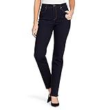 Gloria Vanderbilt womens Amanda Classic High Rise Tapered Jean, Rinse Noir, 8 Short