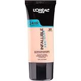 L'Oreal Paris Makeup Infallible Up to 24HR Pro-Glow Foundation, Classic Ivory, 1 Ounce