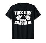 This Guy Loves Shashlik - Russian BBQ Outfit Meat Season Men T-Shirt