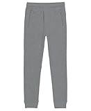 Nautica Boys' Basic Fleece Jogger Sweatpants, Elastic Waistband with Drawstring Closure, Super Soft Cotton-Blend, Medium Grey